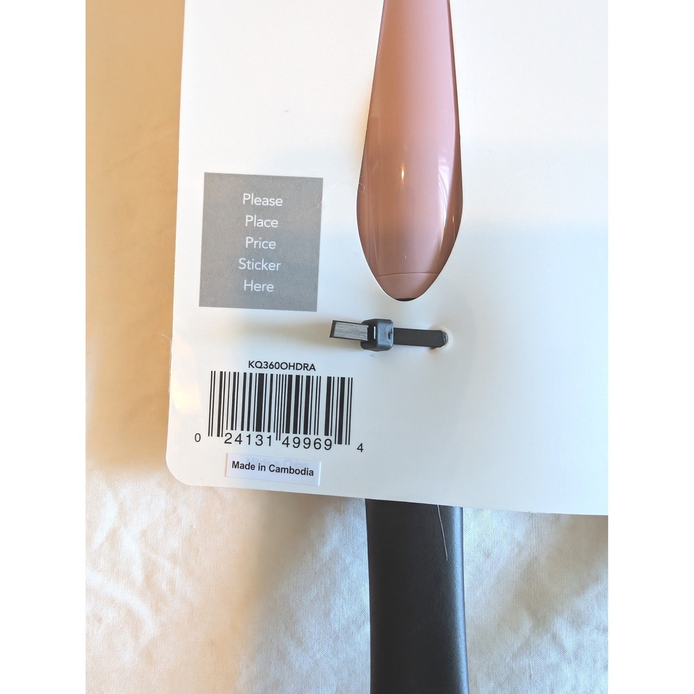 KitchenAid 2 Piece Tool Set Slotted Turner Basting Spoon Pink Black - Picture 6 of 6